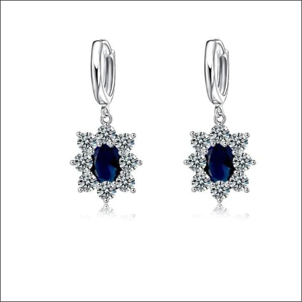 925 Zilveren Oorringen - Elegante Hoepels - Rond/Zirkonia/12mm -