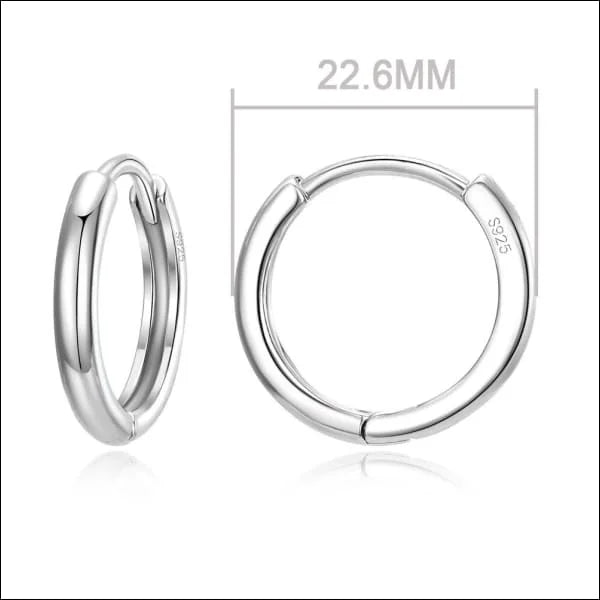 Zilveren Gladde Oorringen online kopen - 12x2mm -