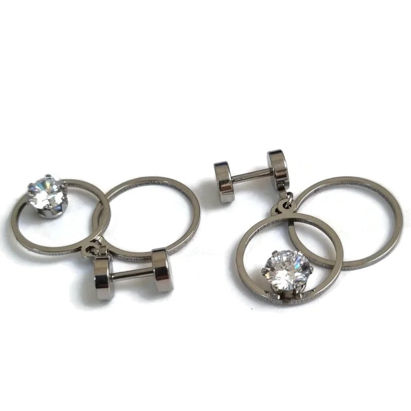 Stalen Helixpiercing met Cirkel - Unisex