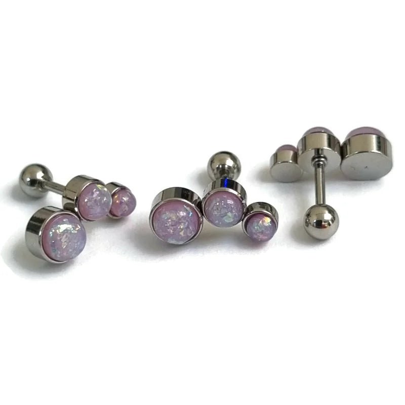 Roze Opaal Helix Piercing oor - Unisex