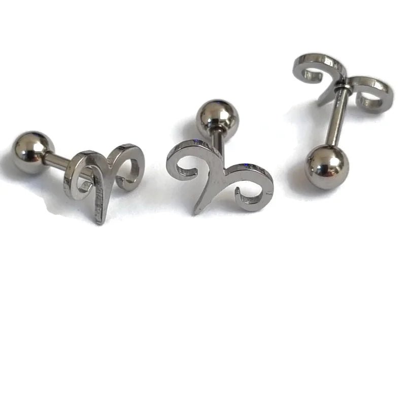 Zilverkleurige Helixpiercing Krul van Chirurgisch Staal - Unisex