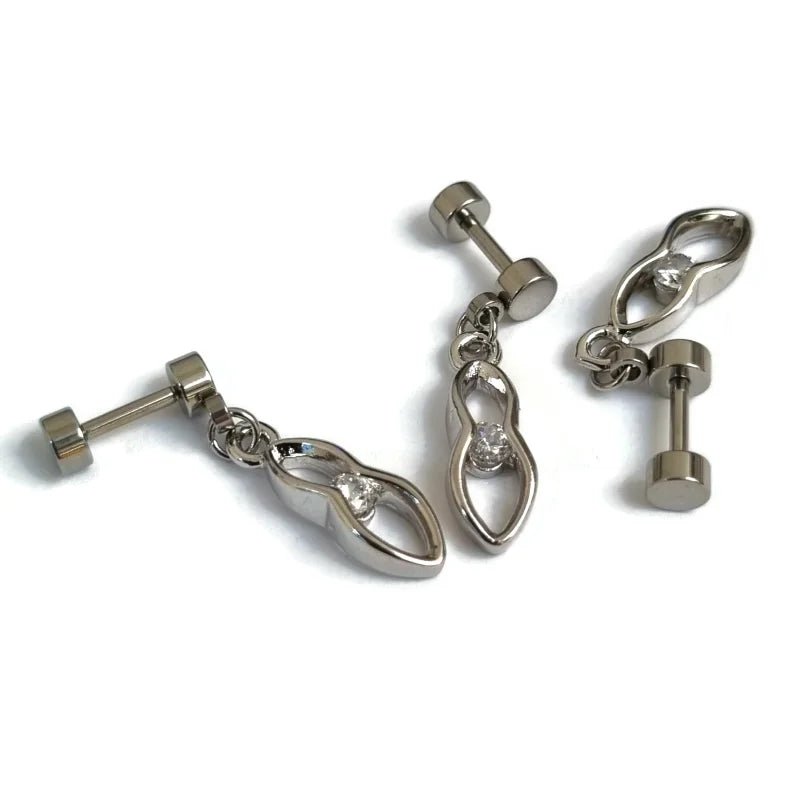 Fantasie Helixpiercing met Zirkonia Hanger - Unisex