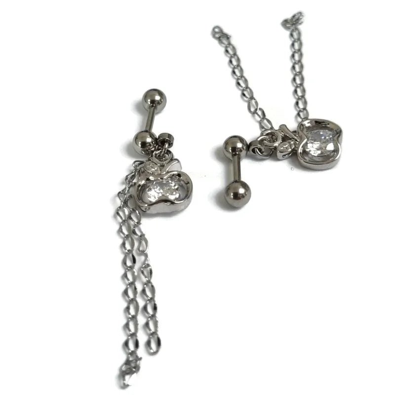Stalen Helixpiercing met Hanger - Unisex