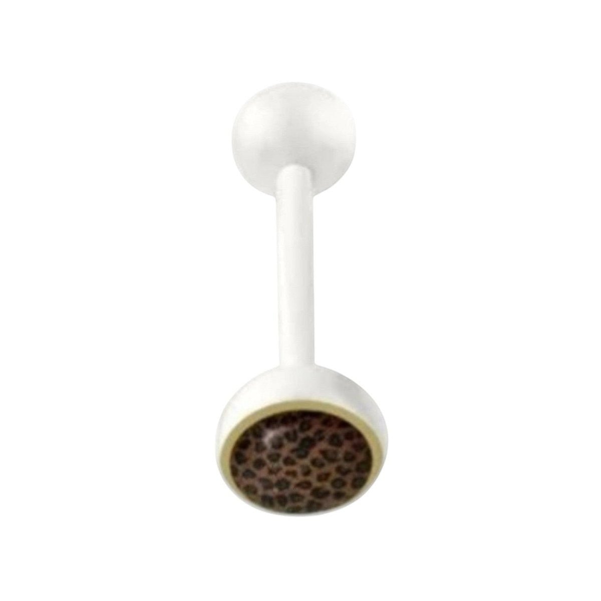 Bioplast Dierenprint Tongpiercing - Panter-Bruin -