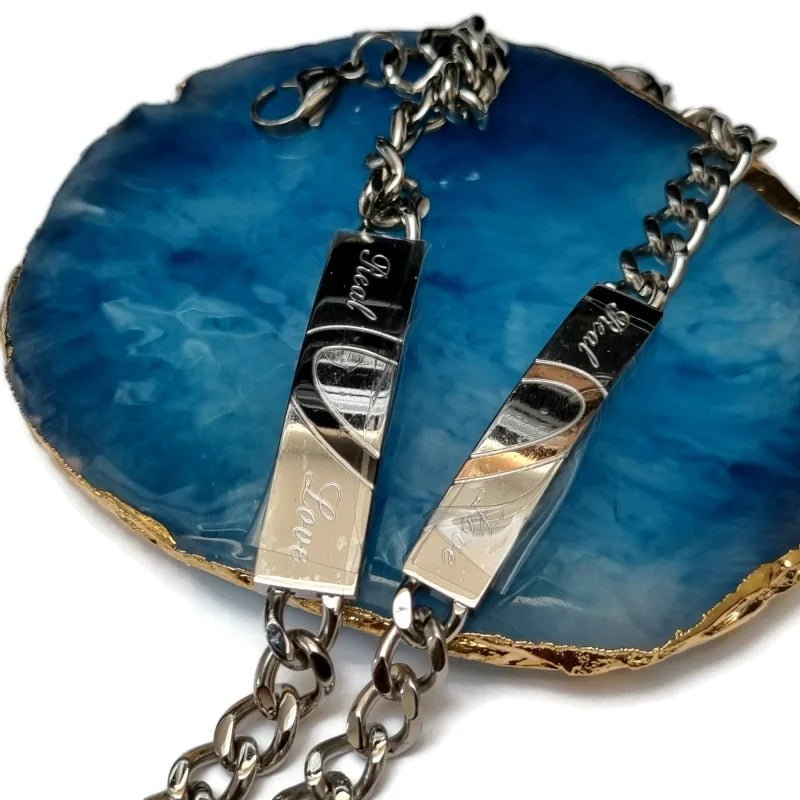 Stalen Relatie Armband Bicolor Gourmet