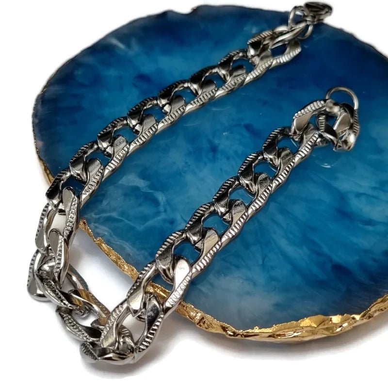 Bewerkte Gourmet Armband in RVS