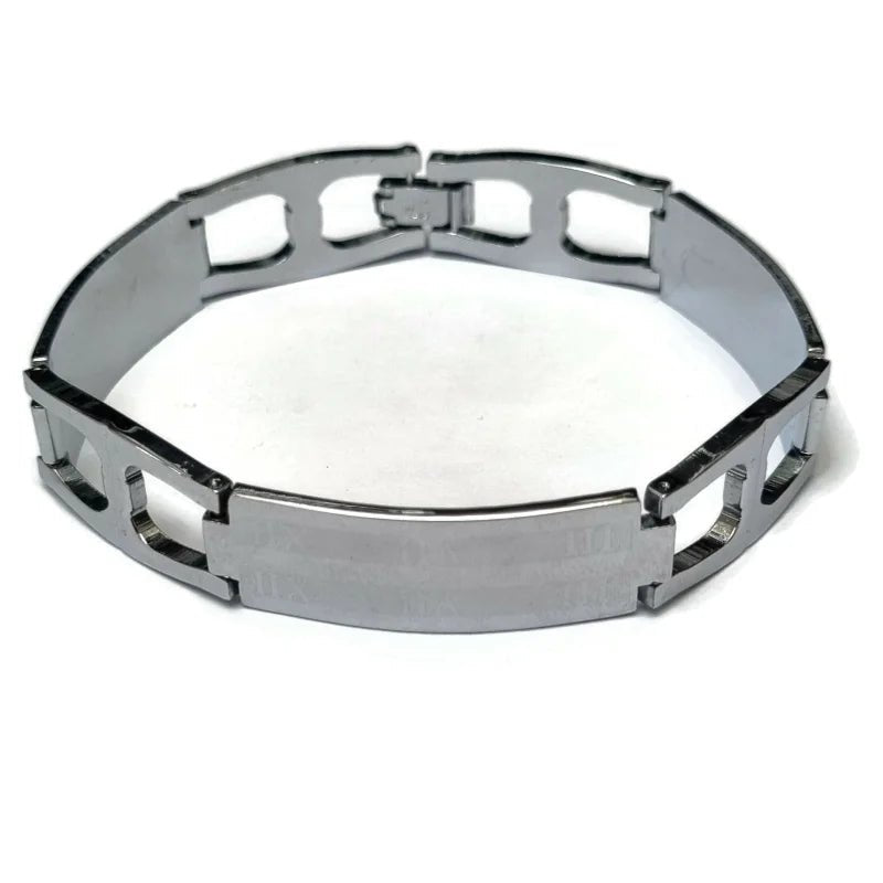 Tijdloze Rvs Schakel Armband - 20cm - Unisex