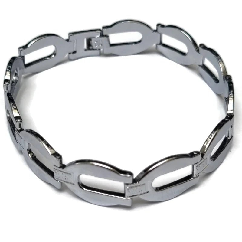 Trendy Stalen Schakel Armband - Unisex