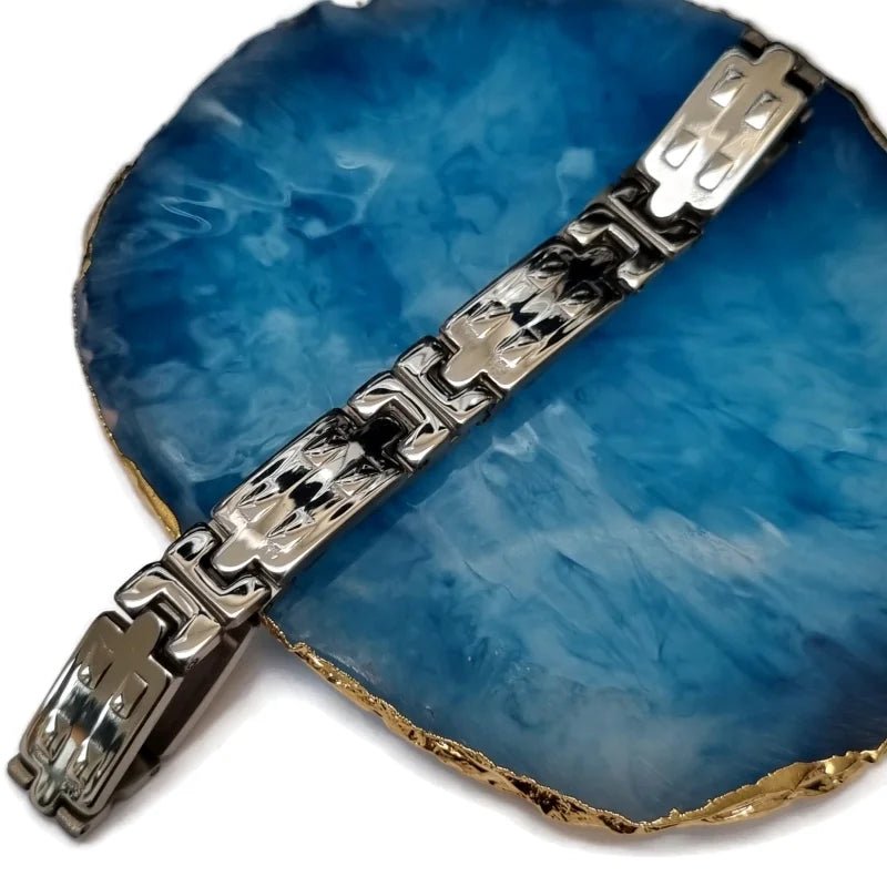 Rvs Schakelarmband edelstaal 20cm