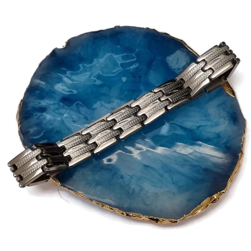 Tijdloze Stalen Schakel Armband - Unisex