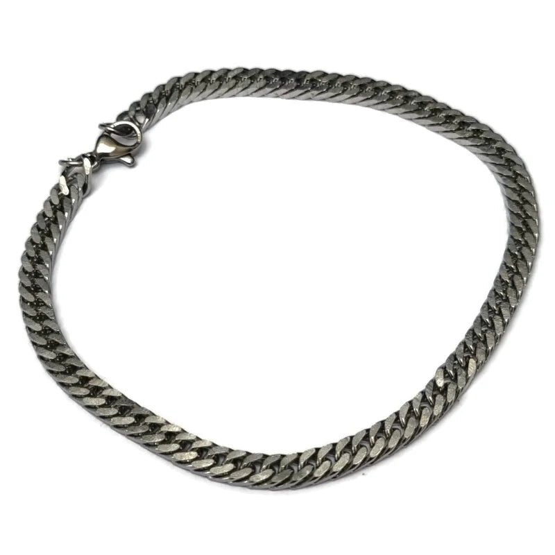 Dubbele Gourmet Armband - RVS Mannenarmband - Unisex