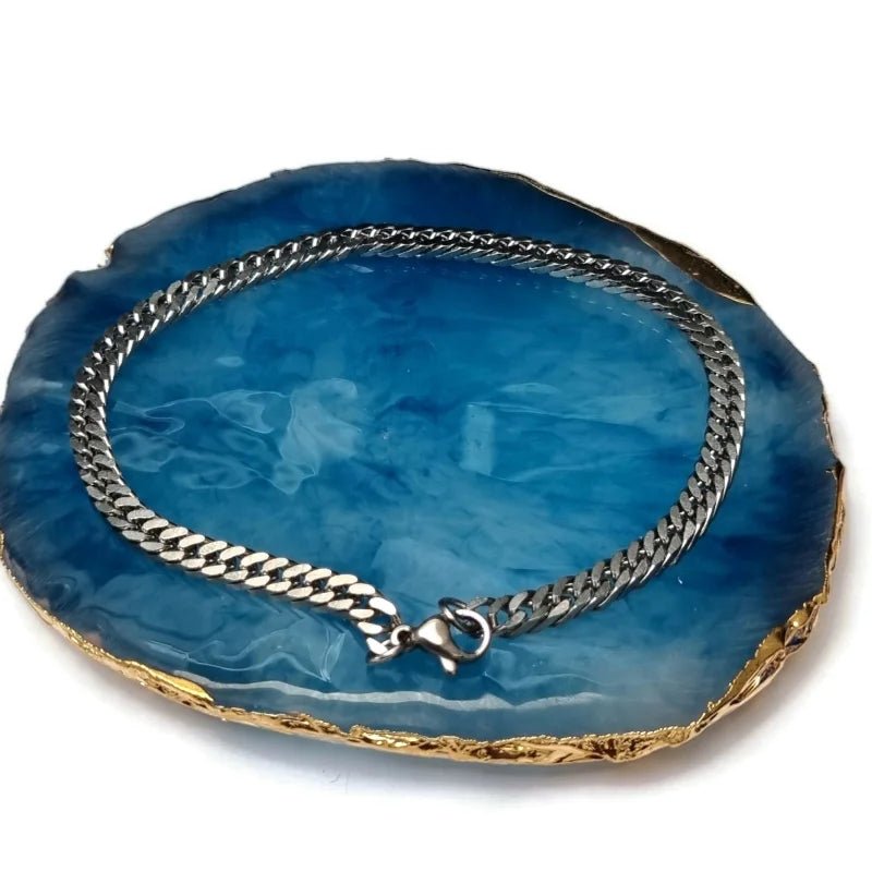 Dubbele Gourmet Armband - RVS Mannenarmband - Unisex