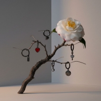 Grijze Oorbellen Set - Love is in The Air -