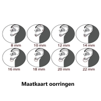 Set van Stars & Moon Oorbellen set -
