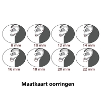 Zilveren Geometrische Oorbellen Set goudkleur -