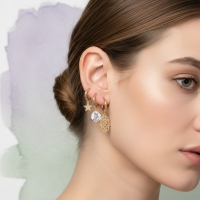 Gouden Oorbellen Set Eyes On You&acirc;&euro;&trade; van Aramat Jewels&Acirc;&reg; -