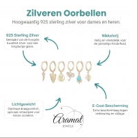 Set van Goudkleurige Dierenfeest Oorringen set -
