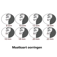 Set van Goudkleurige Dierenfeest Oorringen set -