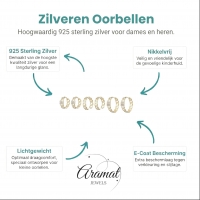 Oorbellen Set: Oorringetjes en Earcrawler Goudkleur -