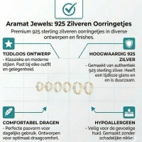 Oorbellen Set: Oorringetjes en Earcrawler Goudkleur -