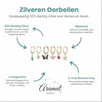 Dieren Bedel Oorringen Set -