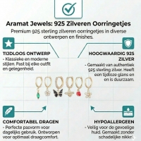 Dieren Bedel Oorringen Set -