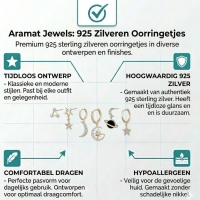 Stijlvolle Sterren & Planeet Oorbellen Set -