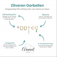 Oorbellen Set: Groene en Transparante Accenten -