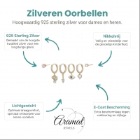 Goudkleurige Oorbellen Set vrouw -
