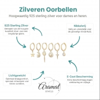 Elegante Zilveren Oorringen Set - 12mm -
