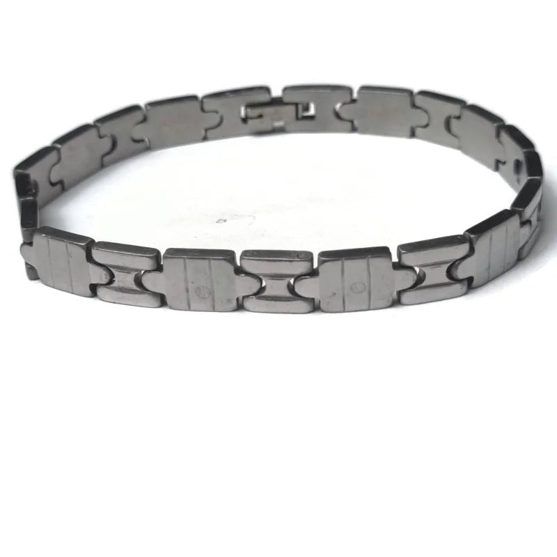 Rvs Armband 21cm 8mm Zilverkleurig