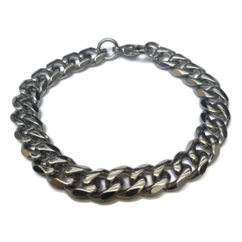 Stoere Gourmet Armband Curb Cuban - Rvs - Unisex