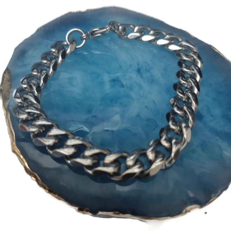 Stoere Gourmet Armband Curb Cuban - Rvs - Unisex