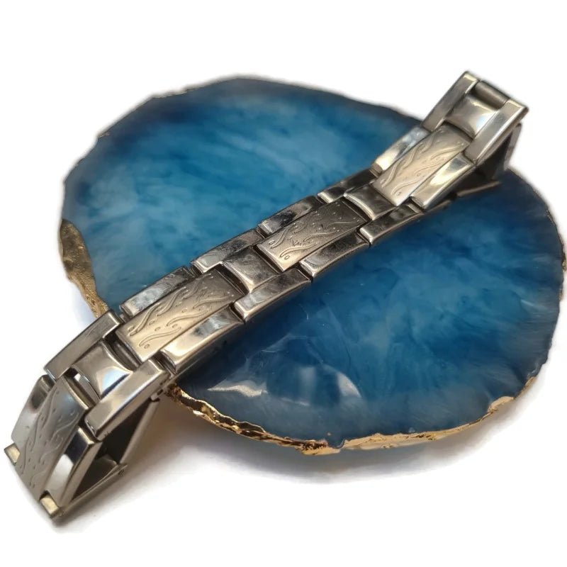 Tijdloze Rvs Schakel Armband - 22cm, 14mm - Unisex