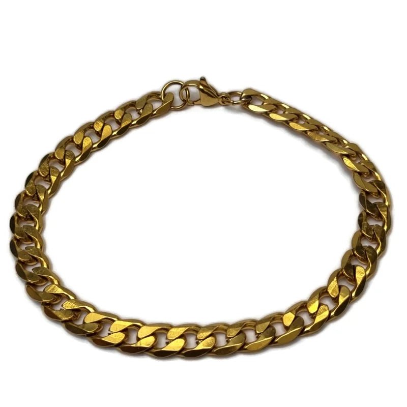 Gourmet Schakel Armband - Goudkleurig - 21cm