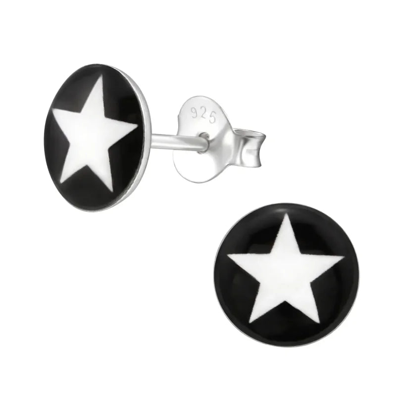 Zilveren Ster Oorbellen - Aramat Jewels Set -