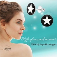 Zilveren Ster Oorbellen - Aramat Jewels Set -