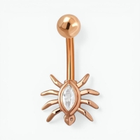Elegante Navelpiercing spin - Unisex
