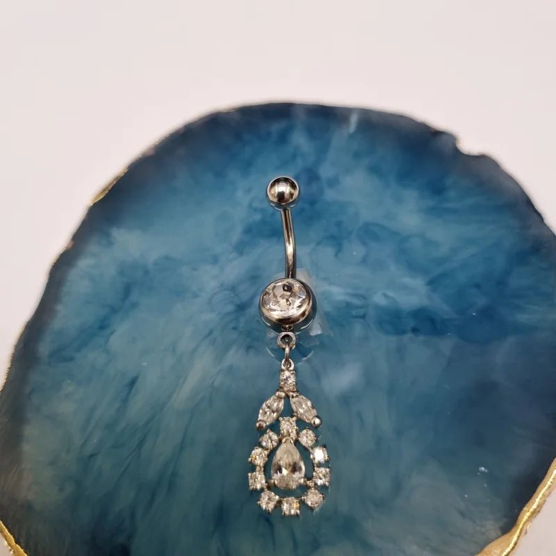 Bloem Hanger Navelpiercing - Heren