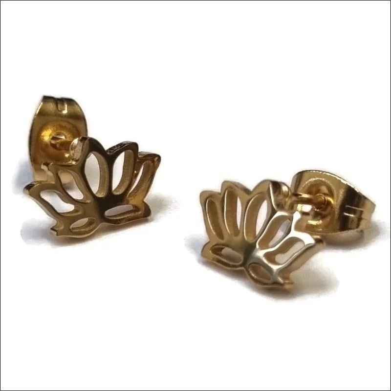 Stalen Oorbellen Bloem - Perfect Cadeau! - Bloem-Zwart-zirkonia-10mm -