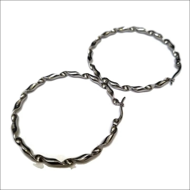 Zilverkleurige Oorringen van Aramat Jewels&Acirc;&reg; -