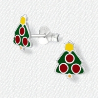 Zilveren Kerstboom Oorbellen van Aramat Jewels&Acirc;&reg; -