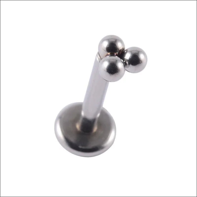 Stijlvolle Chirurgisch Stalen Oor Piercing - Zilverkleur - Unisex