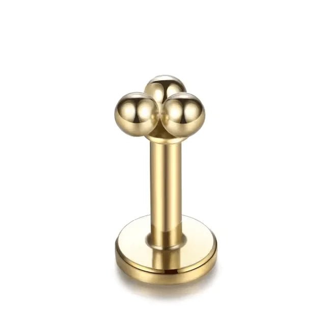 Stijlvolle Chirurgisch Stalen Oor Piercing - Zilverkleur - Unisex