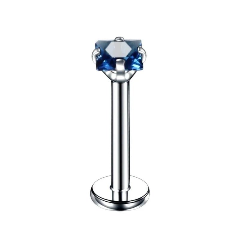 Donkerblauwe 8mm Helix Piercing - Tragus Labret - Unisex