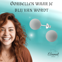 Zilveren pareloorbellen met lichtgrijze parel &acirc;&euro;&ldquo; 10 mm -