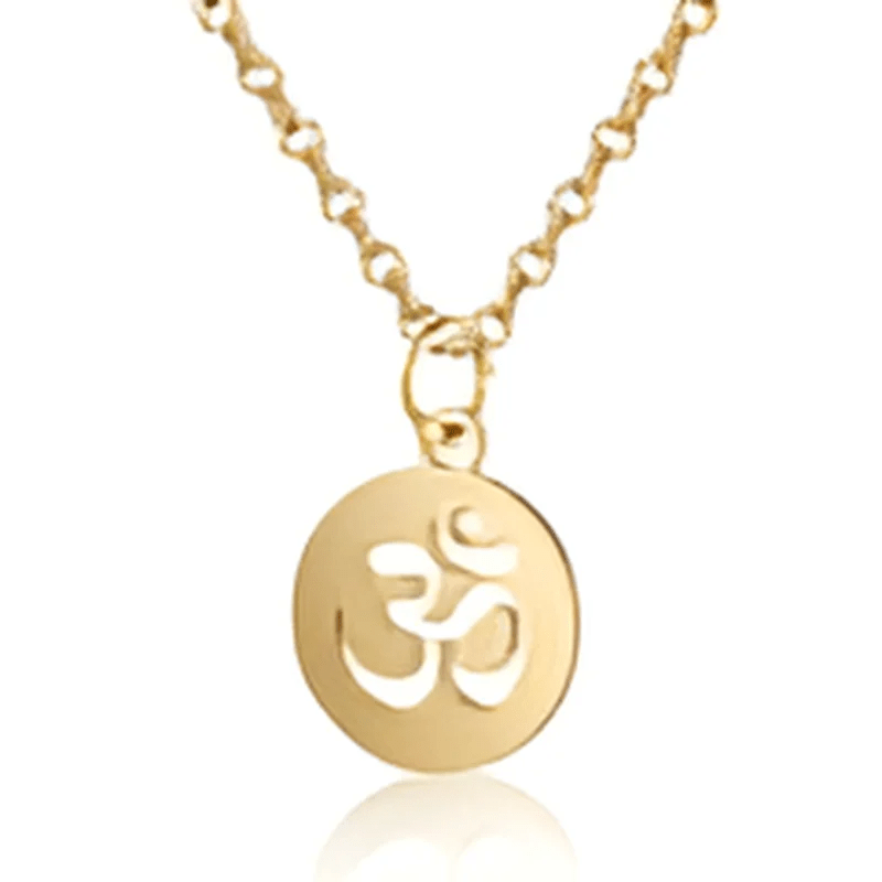 Vrouwen Ketting met Arabisch Teken Ronde Hanger RVS - Zilverkleurig - Dames