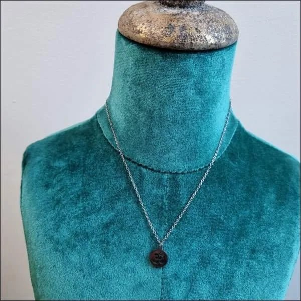 Vrouwen Ketting met Arabisch Teken Ronde Hanger RVS - Zilverkleurig - Dames