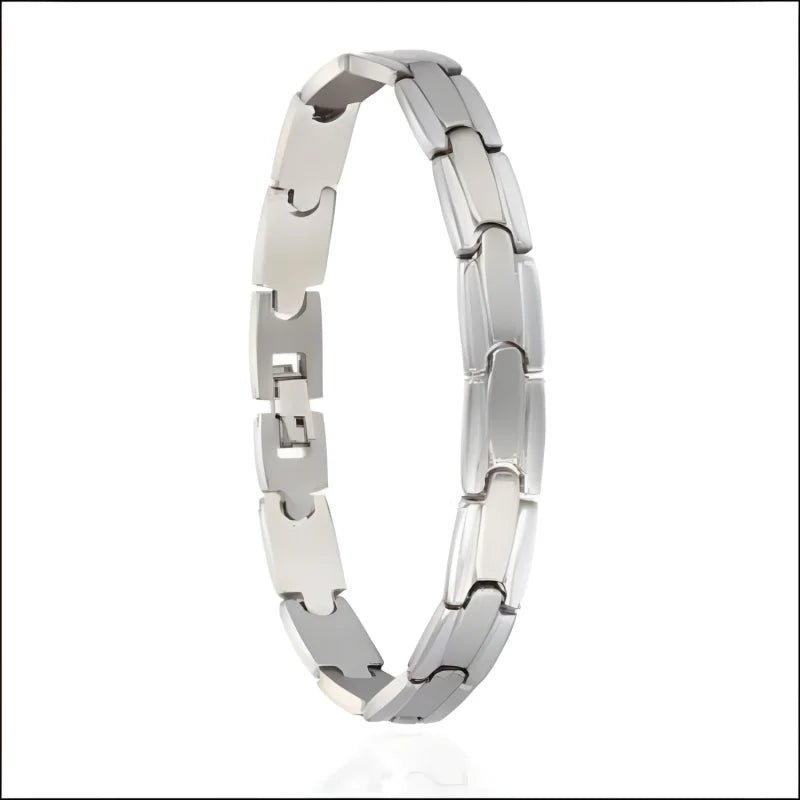 Stoere Schakel Armband van Staal voor hem - Heren