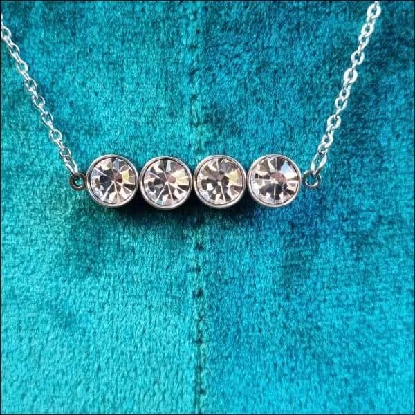 Zilveren Dames Halsketting met Bar Hanger - Dames